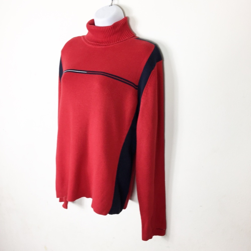 Vintage Tommy Hilfiger Red Turtleneck Sweater